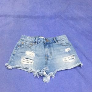 Distressed Kids Shorts